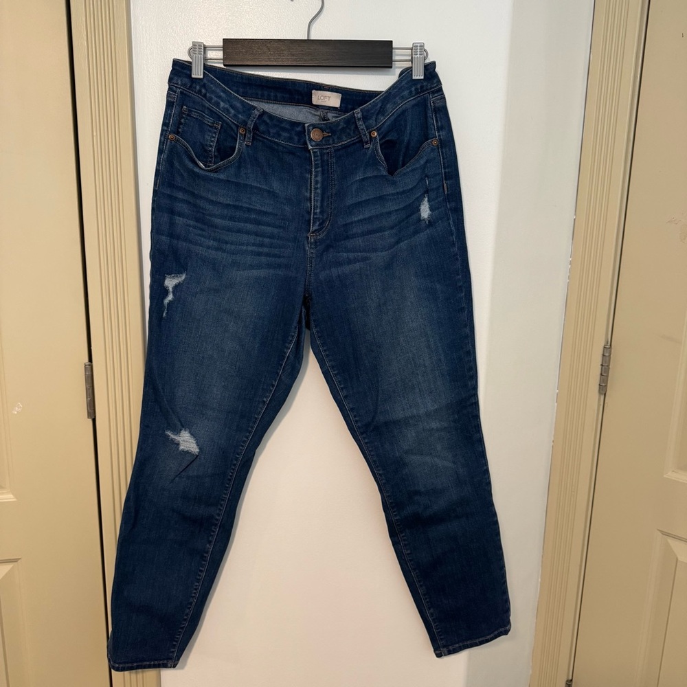 LOFT Outlet Curvy Skinny Jeans SIZE 14